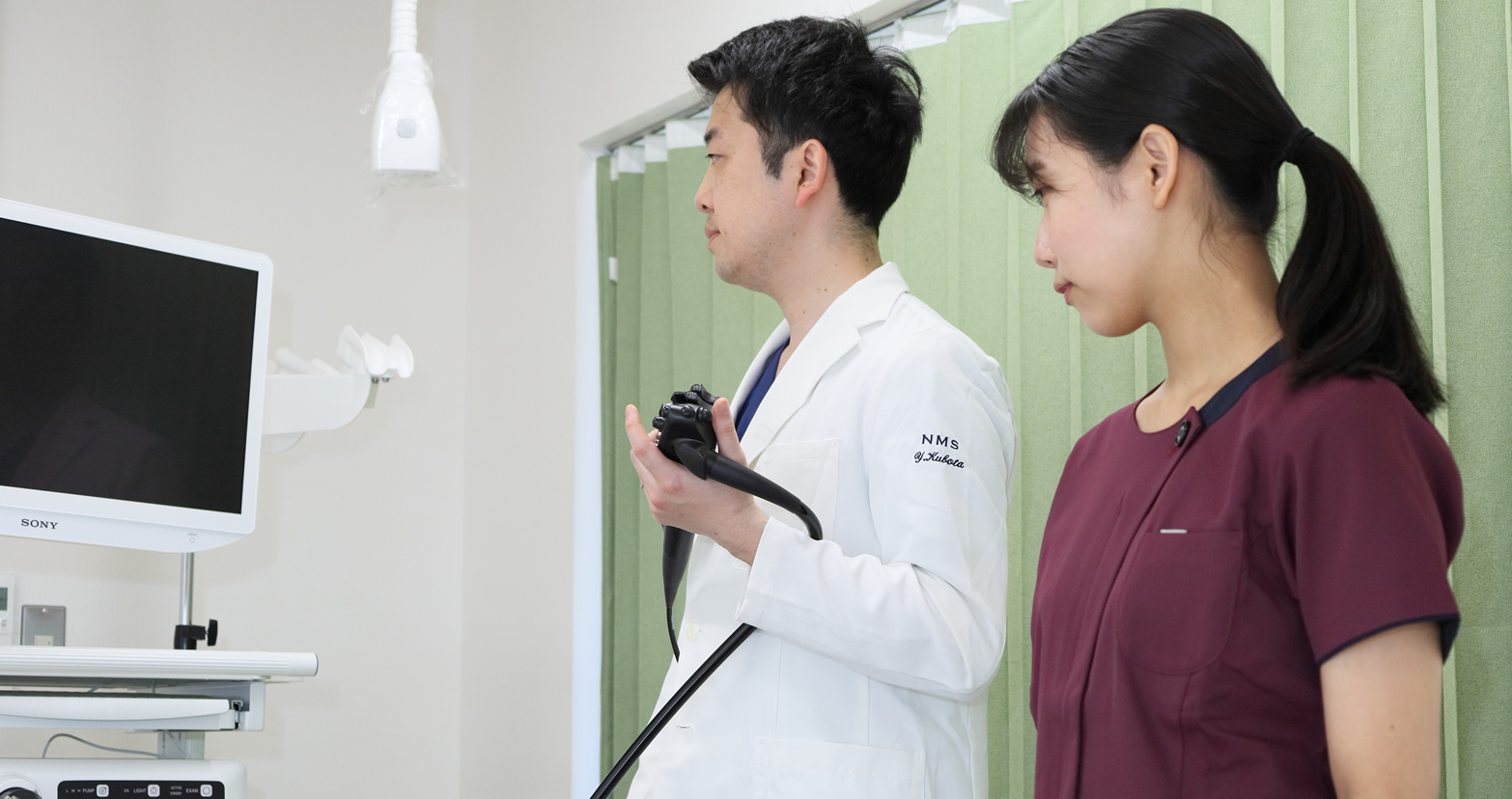胃カメラ、大腸カメラの同日検査が可能