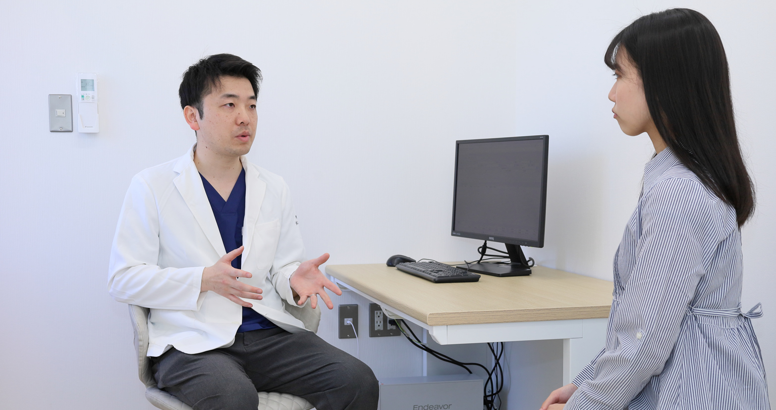 手術を行わない痔核治療(硬化療法)を資格取得医が施行